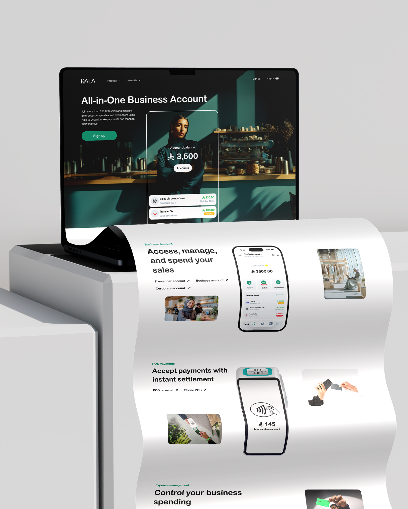 Hala — Fintech onboarding and website