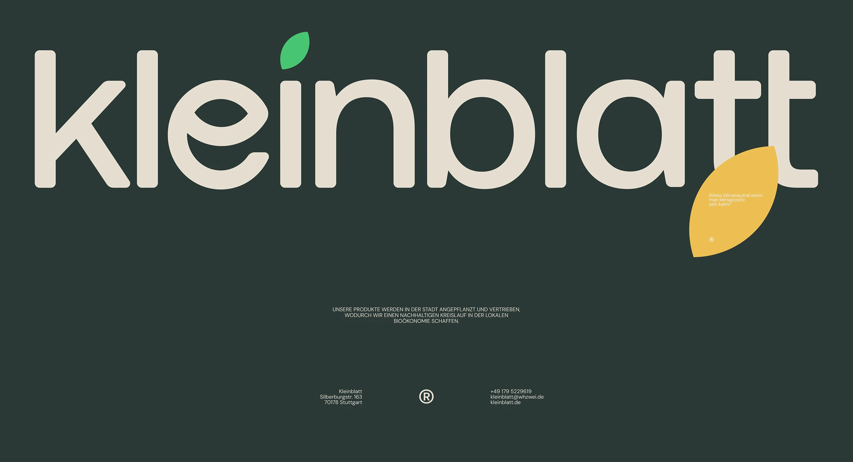 Kleinblatt — city-farm brand & web — screen 16